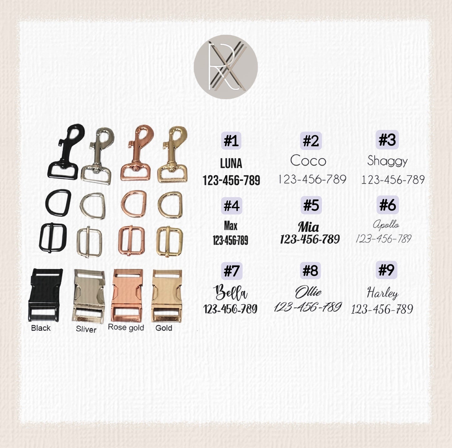 Velvet halsband